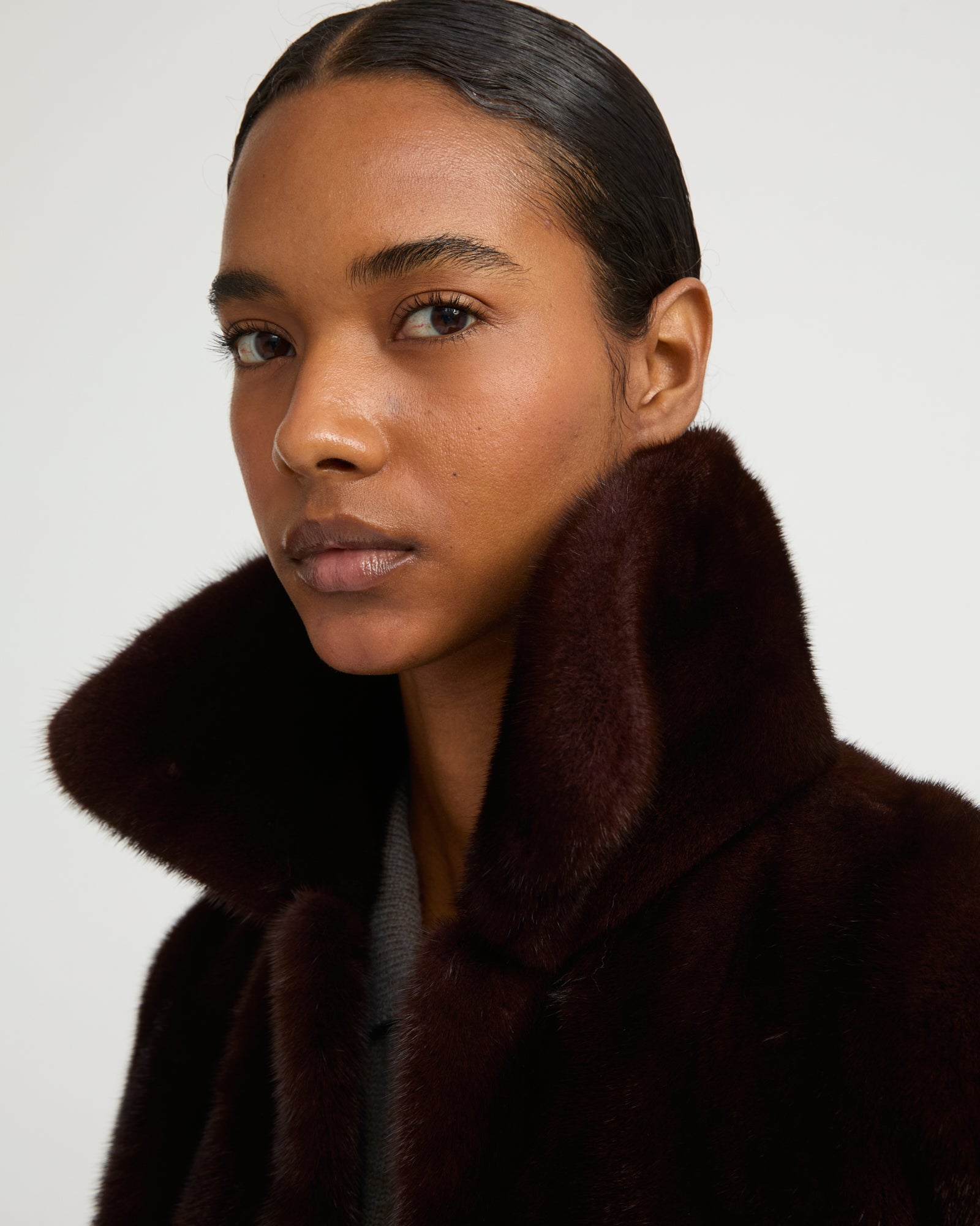 Short jacket in long-haired mink fur -Yves Salomon