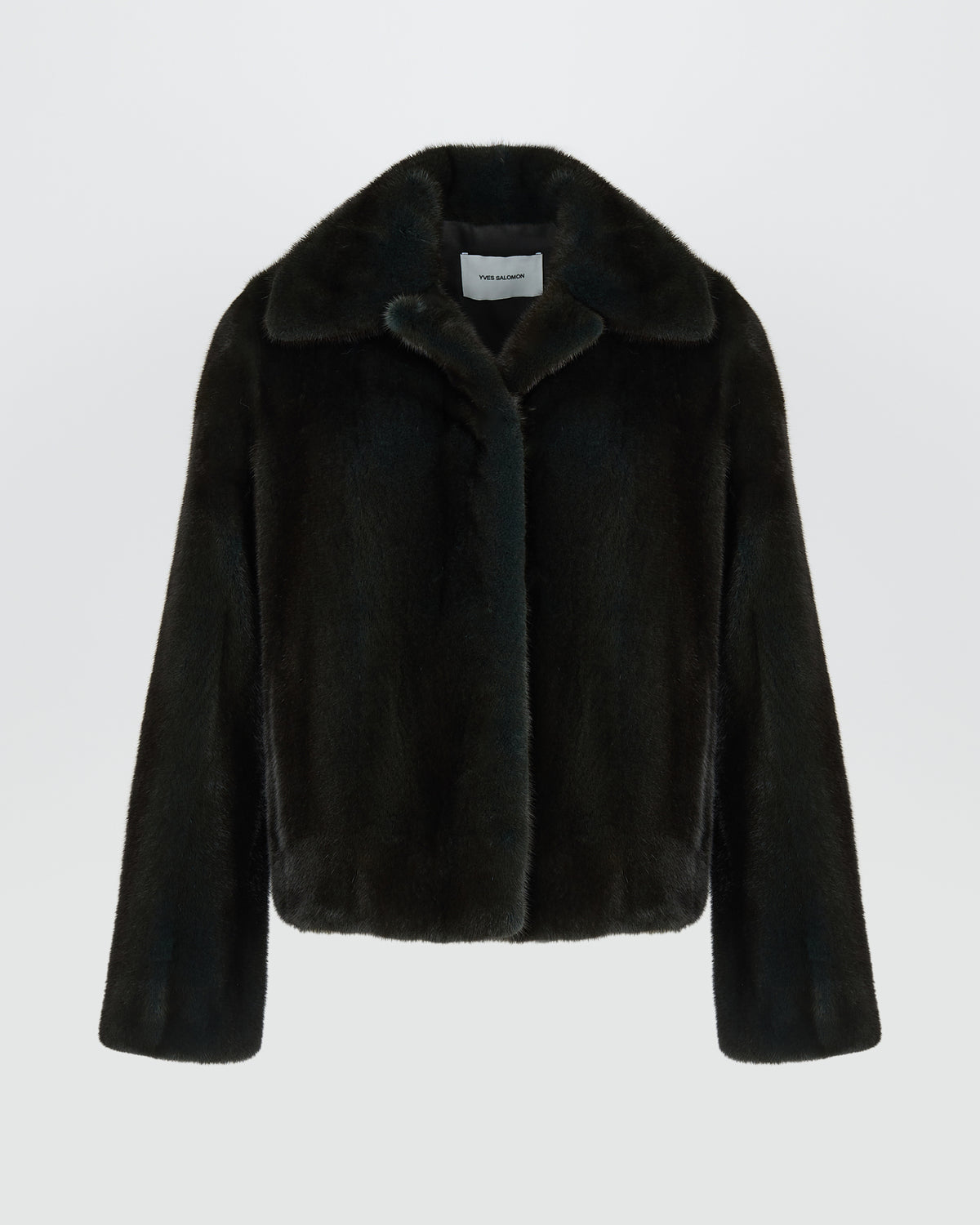 Short jacket in long-haired mink fur - Yves Salomon - New Fall/Winter Collection
