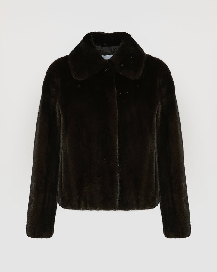 Short jacket in long-haired mink fur -Yves Salomon