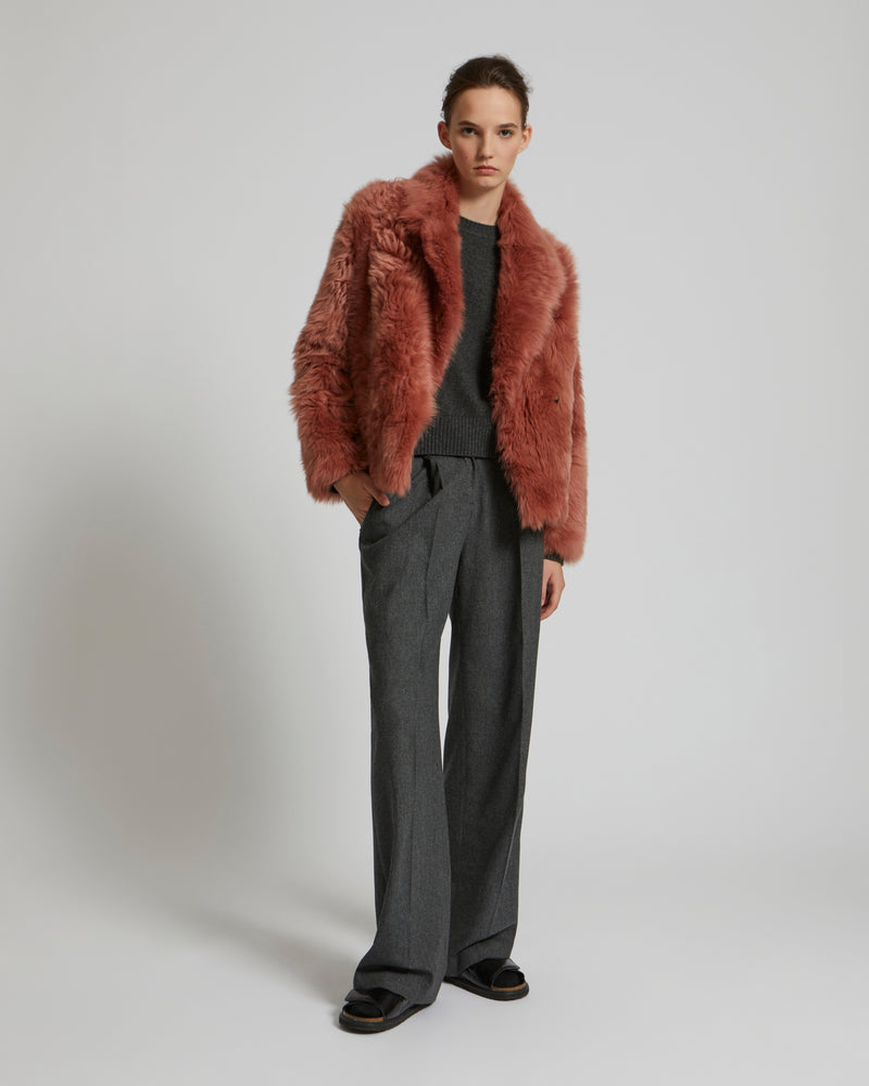 Short Toscana lambskin jacket