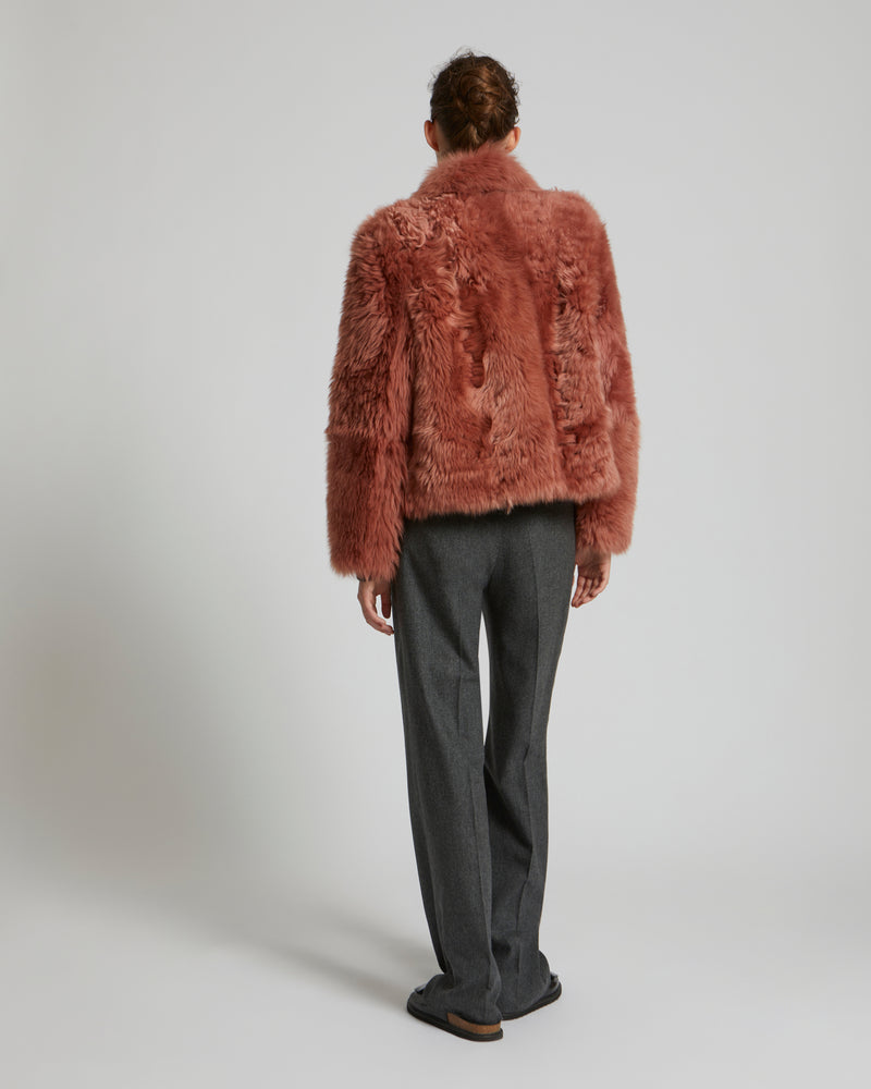 Short Toscana lambskin jacket