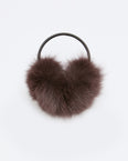 Fox fur earmuffs