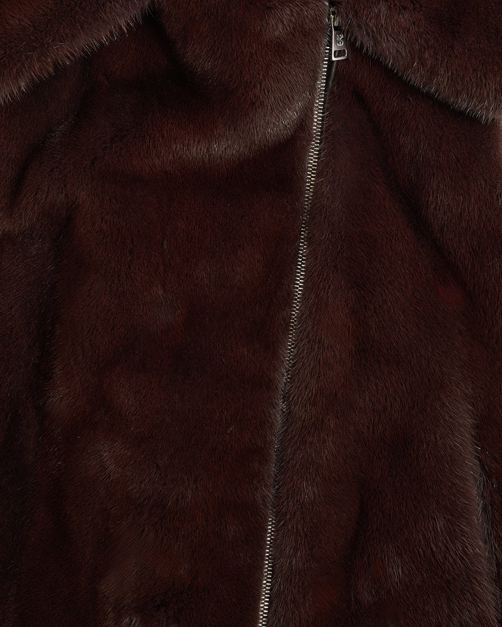 Sleeveless mink fur jacket-Yves Salomon-Winter sale & boxing day