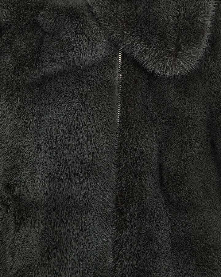 Sleeveless mink fur jacket-Yves Salomon-Winter sale & boxing day