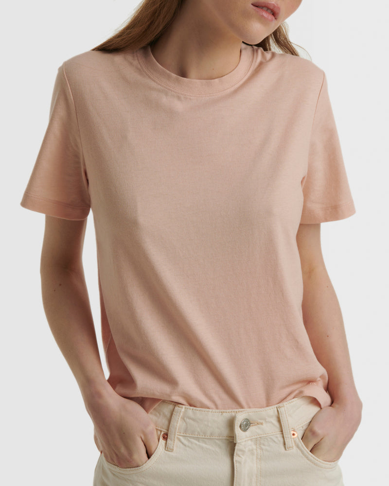 Cotton-cashmere jersey T-shirt