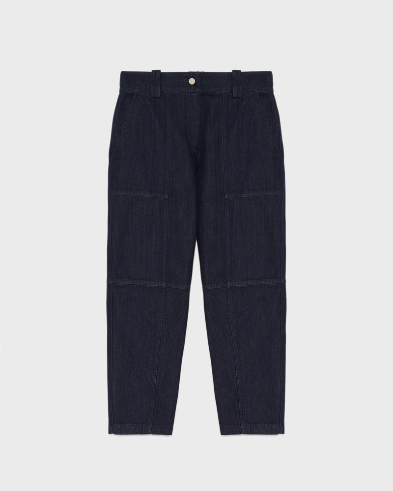 Denim cargo design trousers-Yves Salomon-Winter sale & boxing day