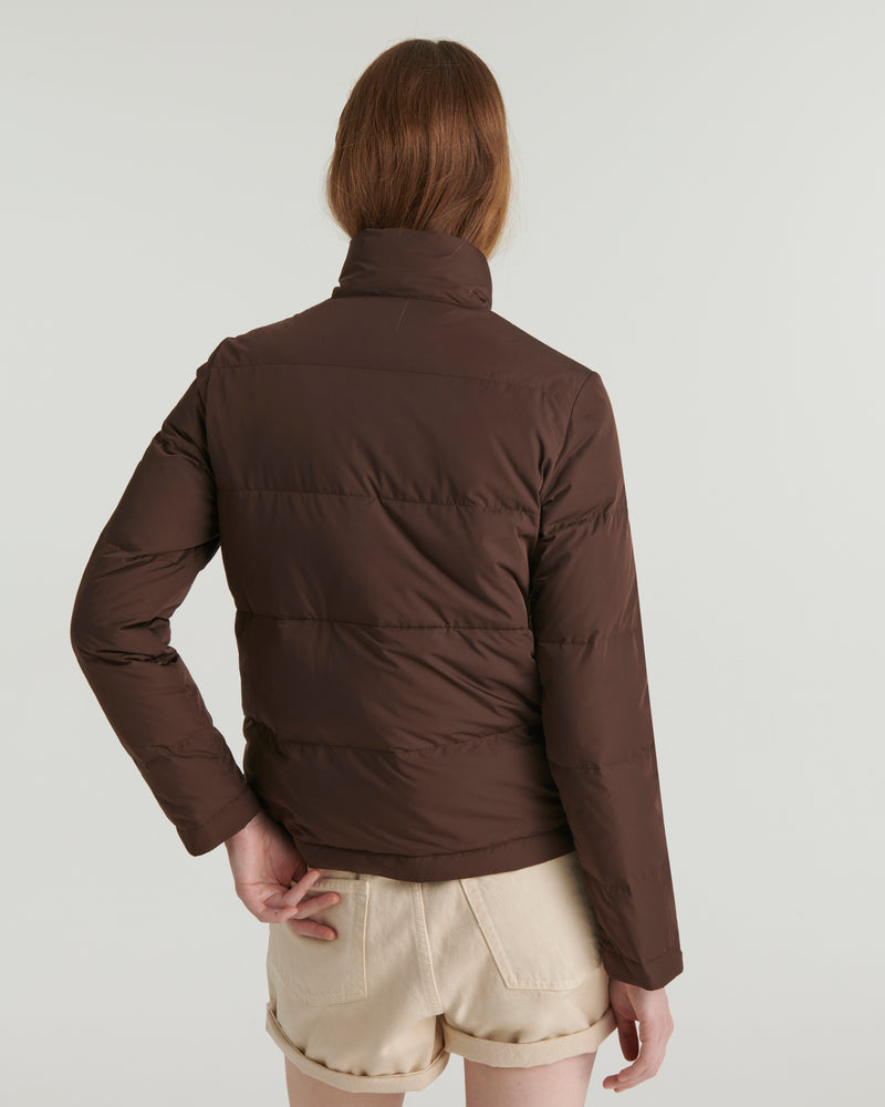 Short foldable jacket