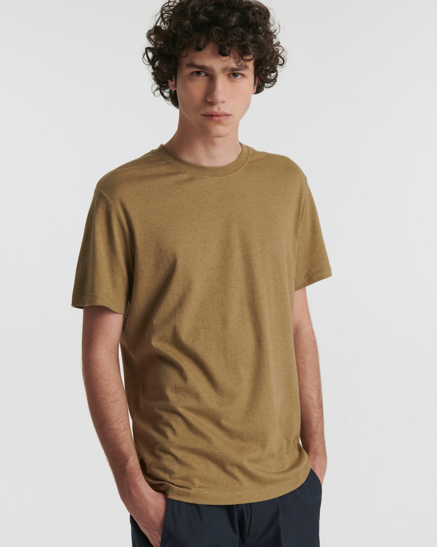 Summer sale -  Cotton-cashmere jersey T-shirt - Yves Salomon