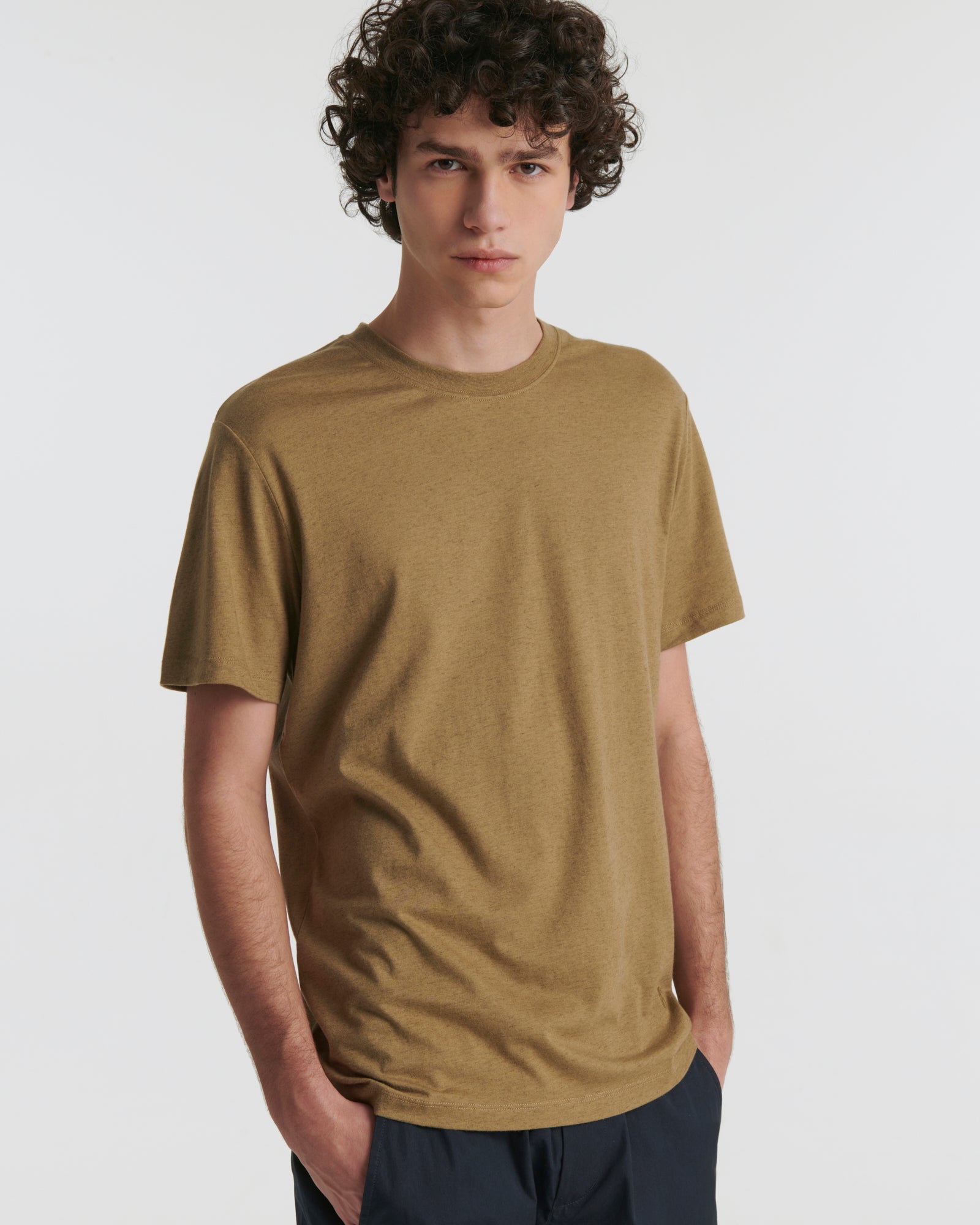 Summer sale -  Cotton-cashmere jersey T-shirt - Yves Salomon