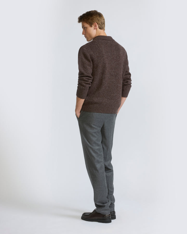 Loro Piana cashmere wool flannel chino pants - Yves Salomon - New Fall/Winter Collection