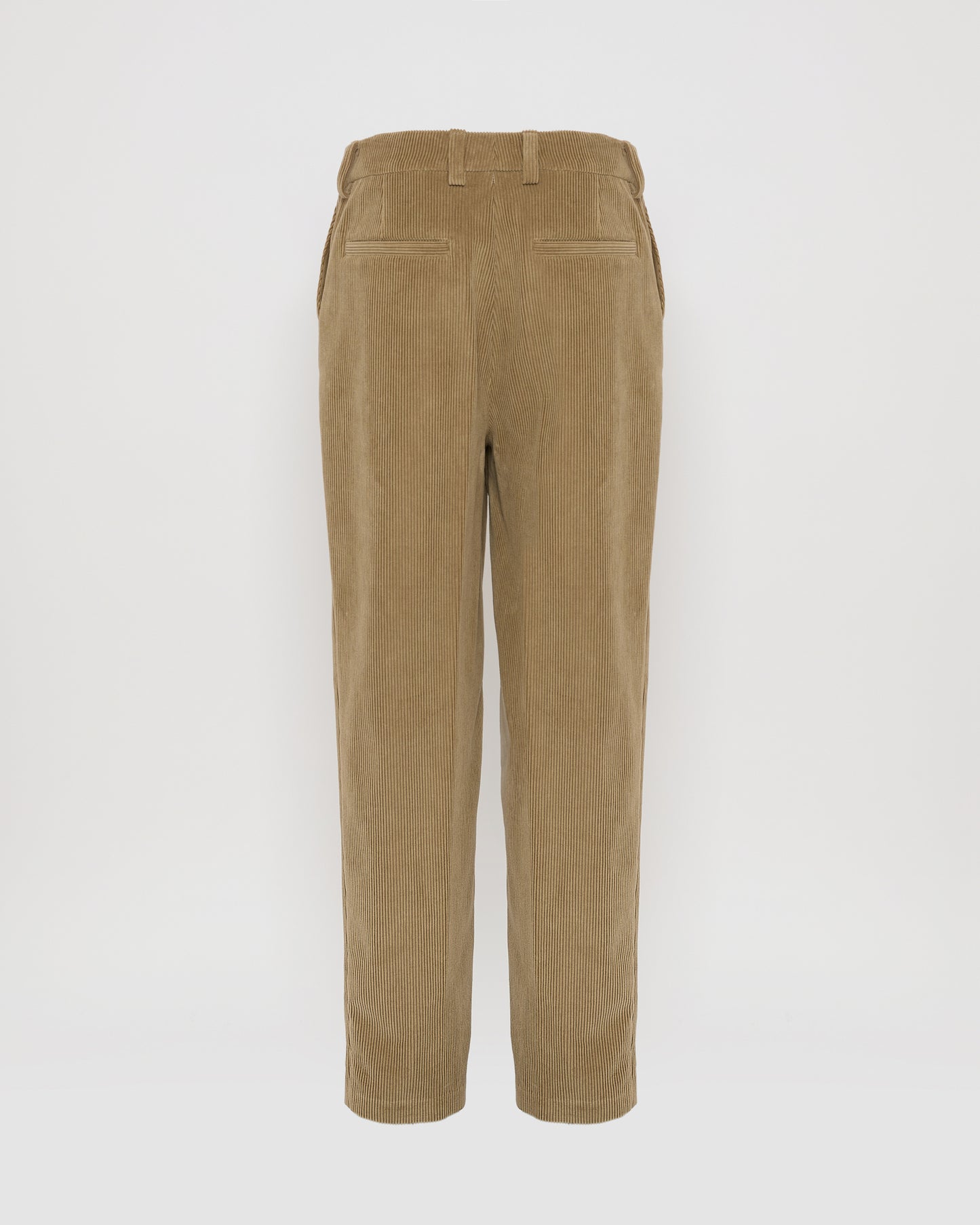 Corduroy straight leg trousers -Yves Salomon