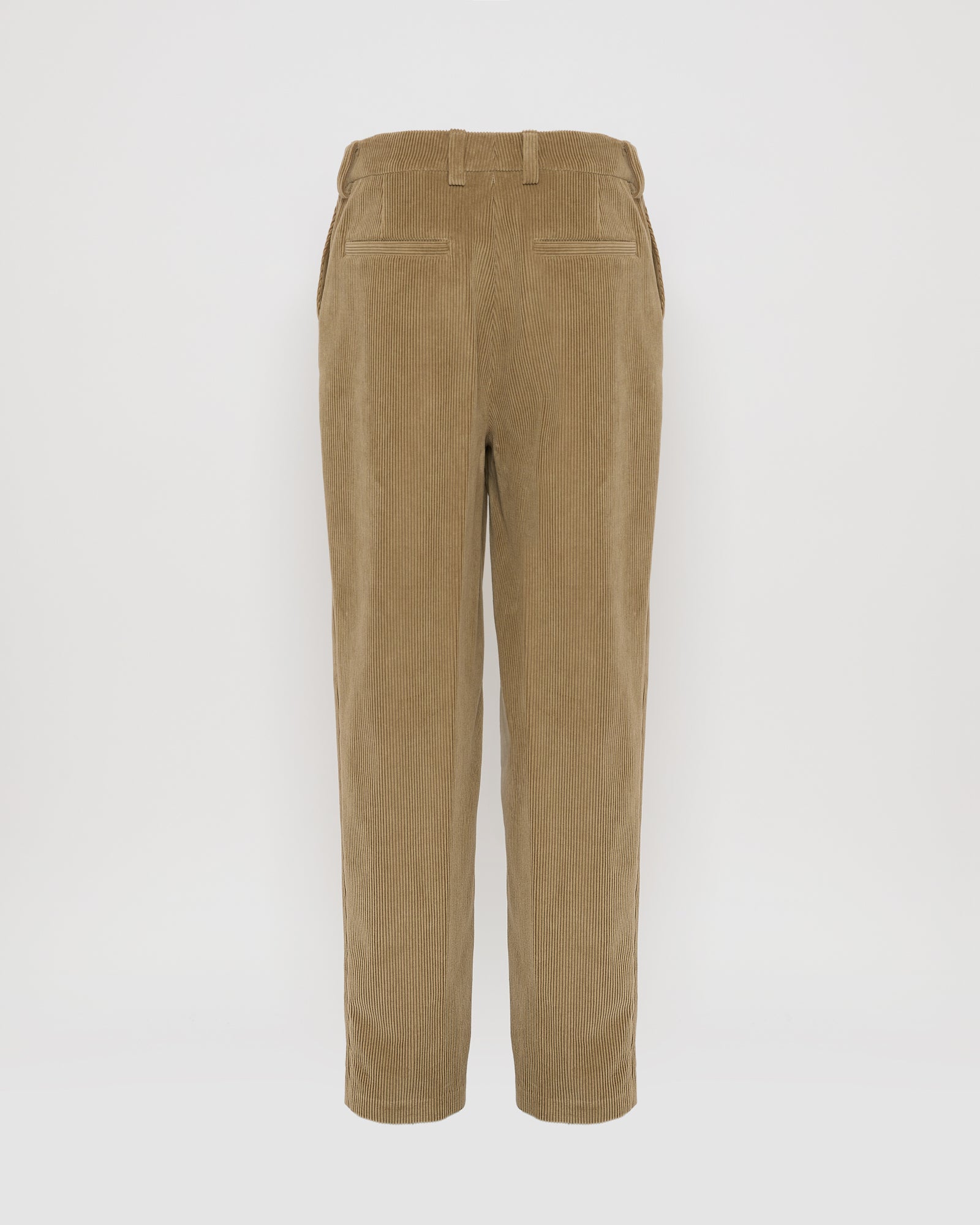 Corduroy straight leg trousers -Yves Salomon