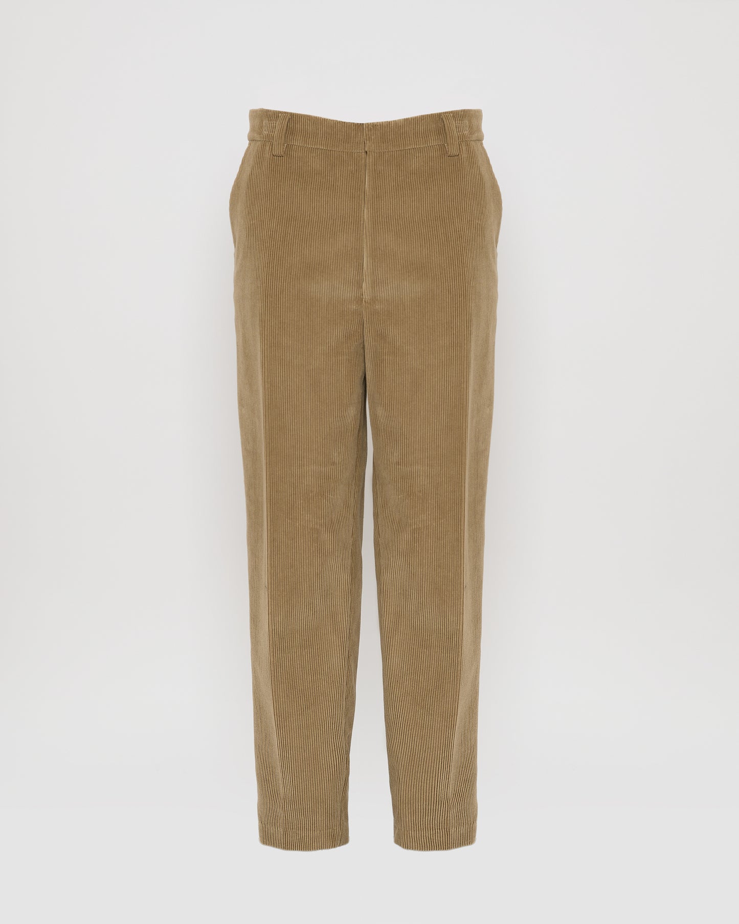 Corduroy straight leg trousers -Yves Salomon