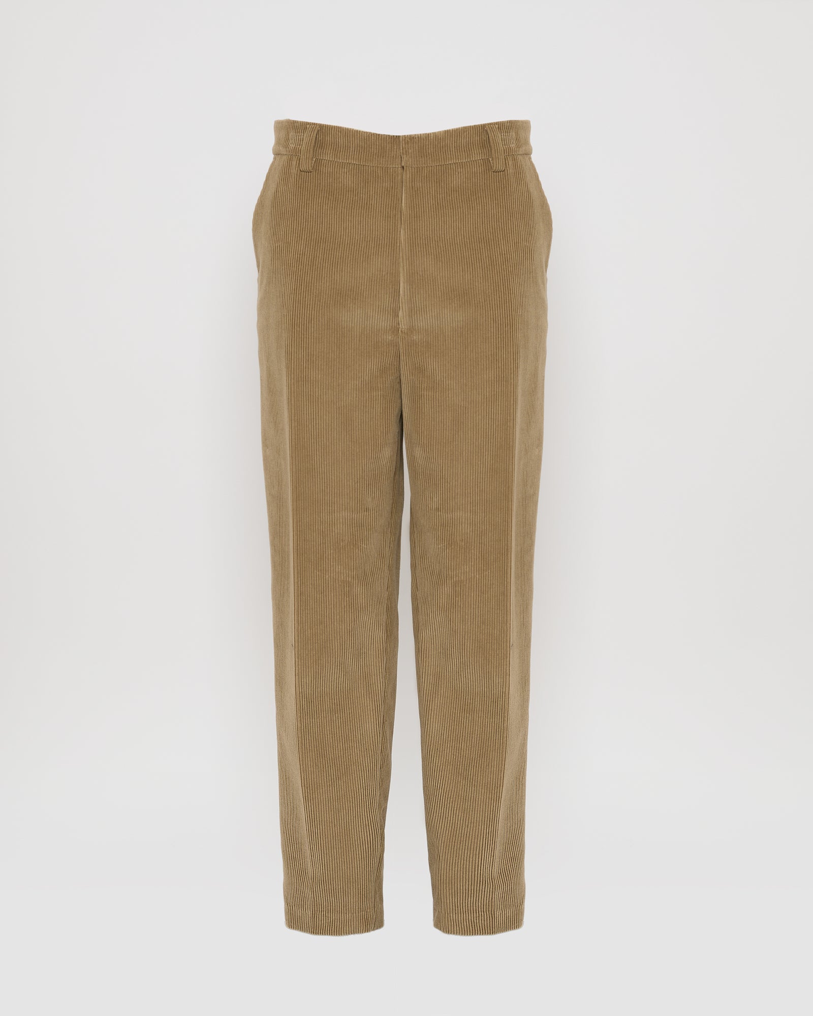Corduroy straight leg trousers -Yves Salomon