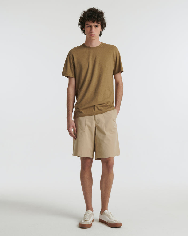 cotton shorts - beige