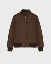 Down-filled technical fabric blouson