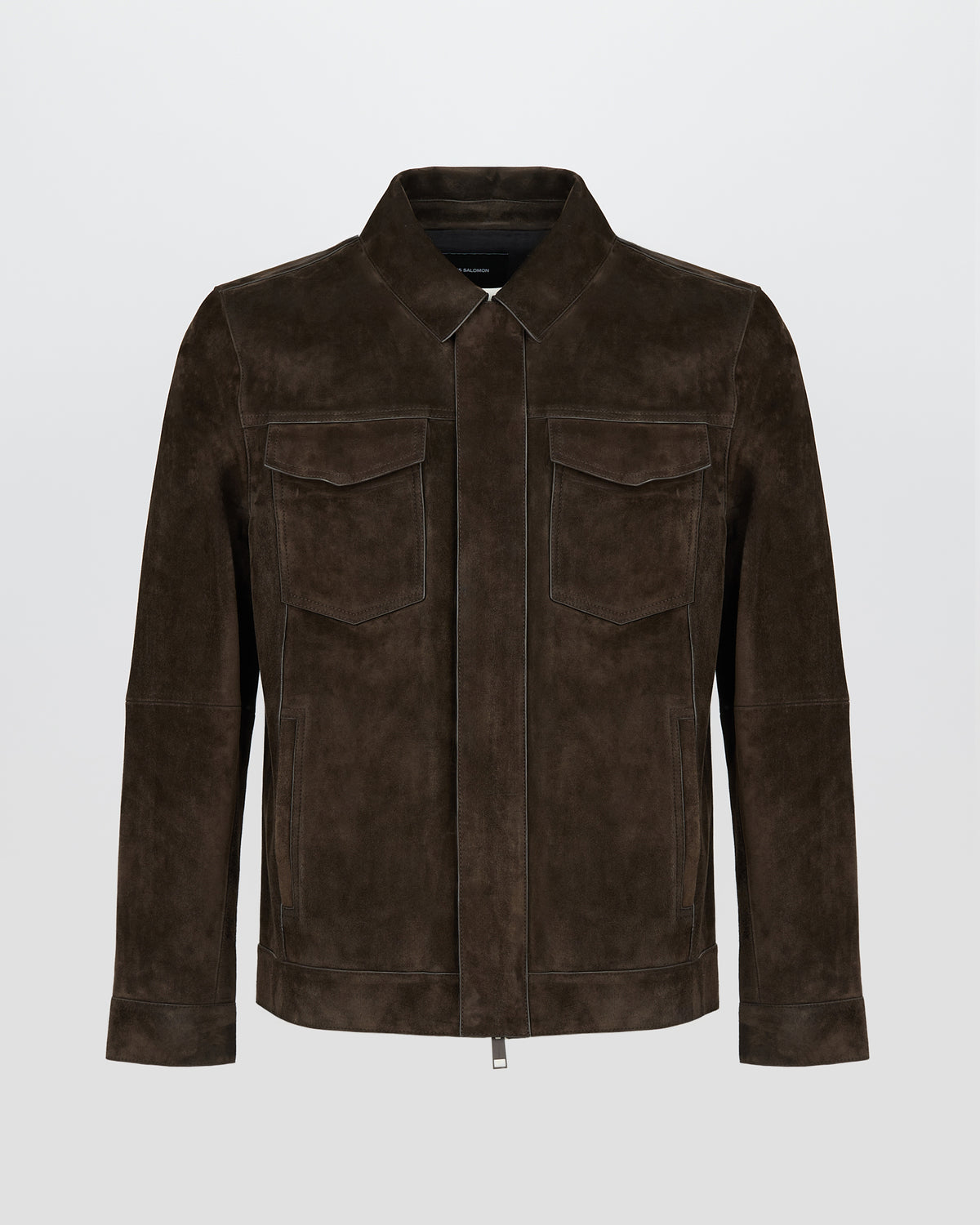 Suede calfskin leather jacket - Yves Salomon - New Fall/Winter Collection