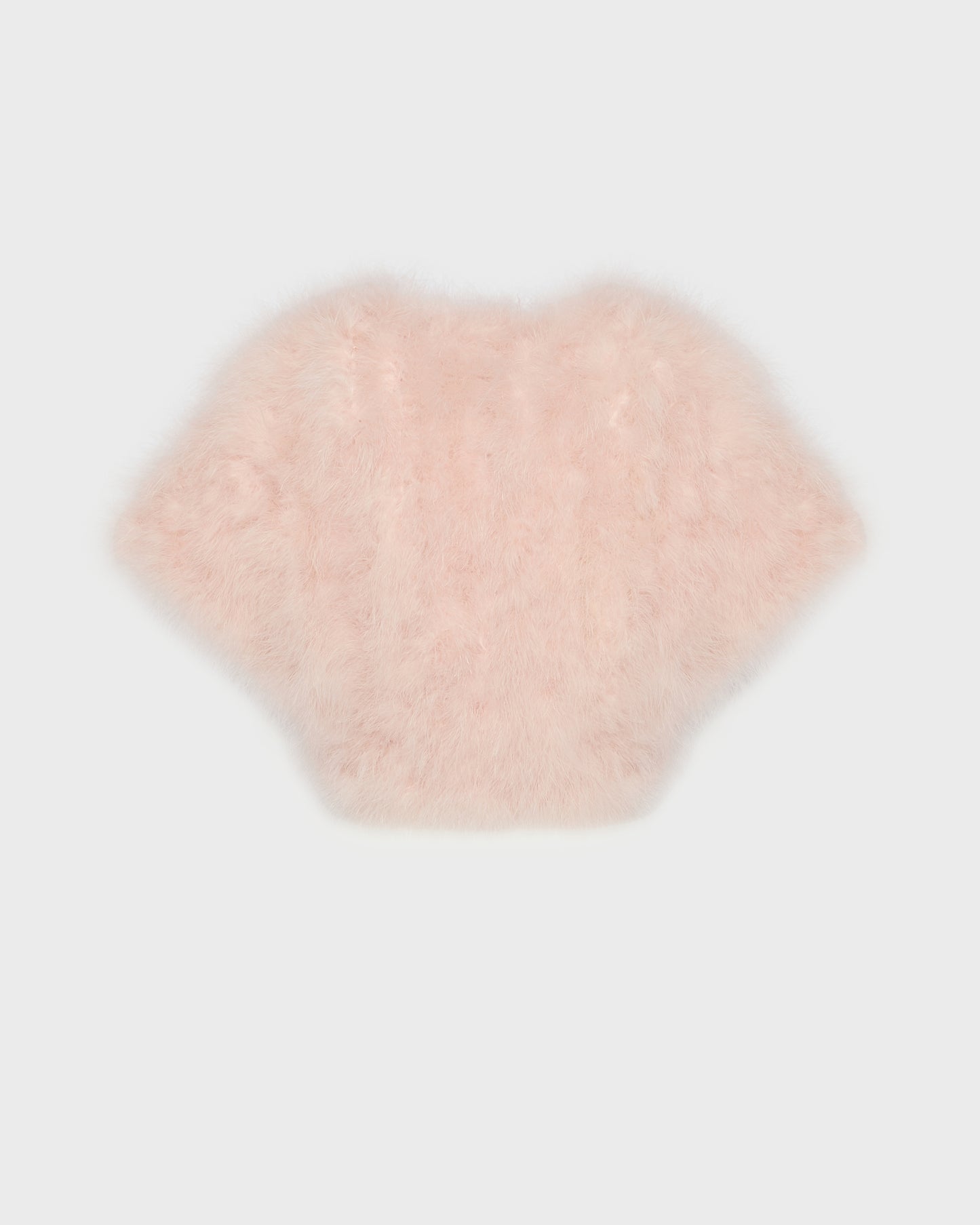 Cropped feather bolero -Yves Salomon - New spring summer collection