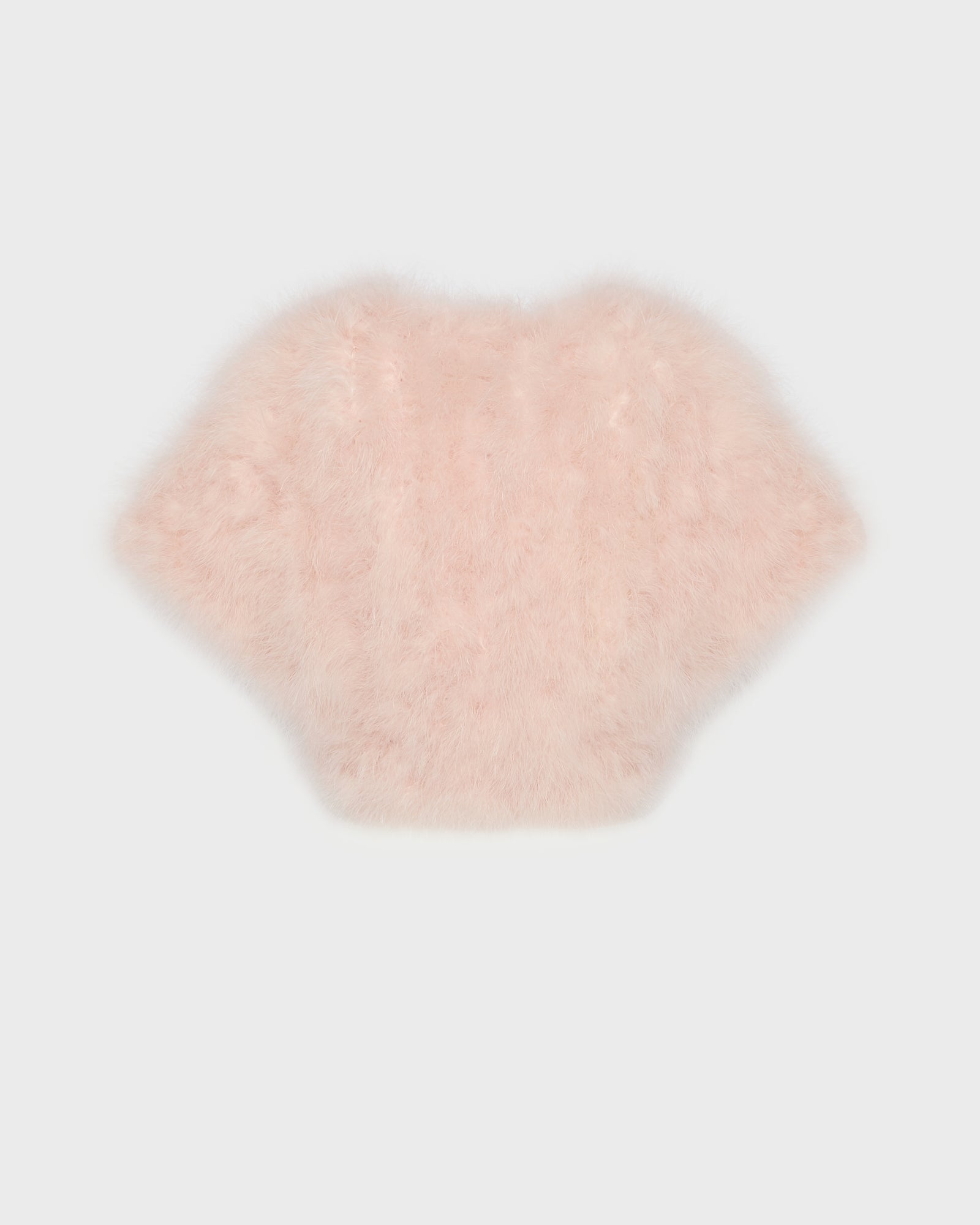 Cropped feather bolero -Yves Salomon - New spring summer collection