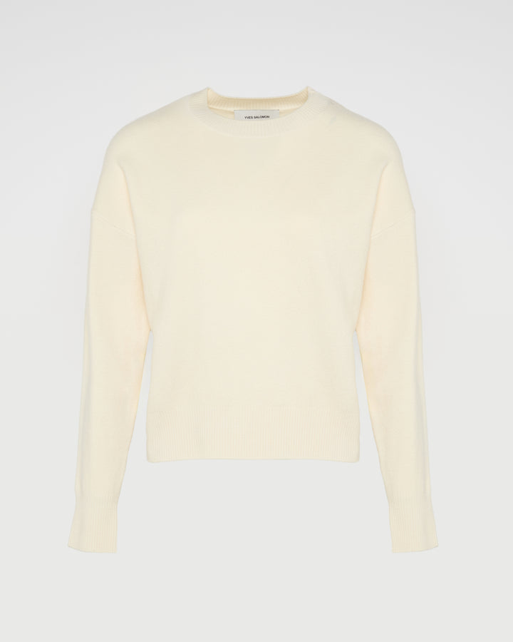 Merino knit jumper -Yves Salomon