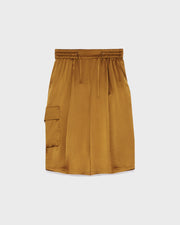 Satin Bermuda shorts