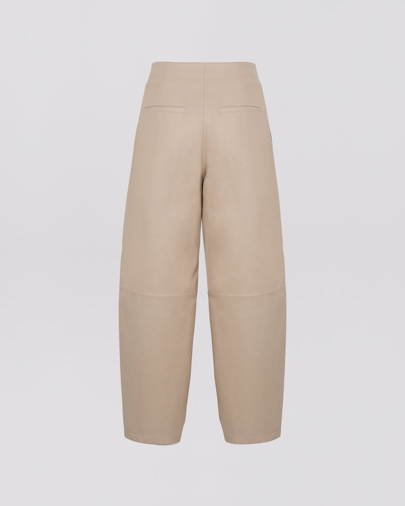 Lamb leather trousers