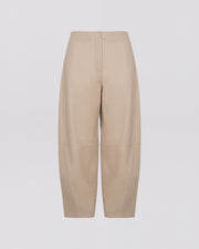 Lamb leather trousers