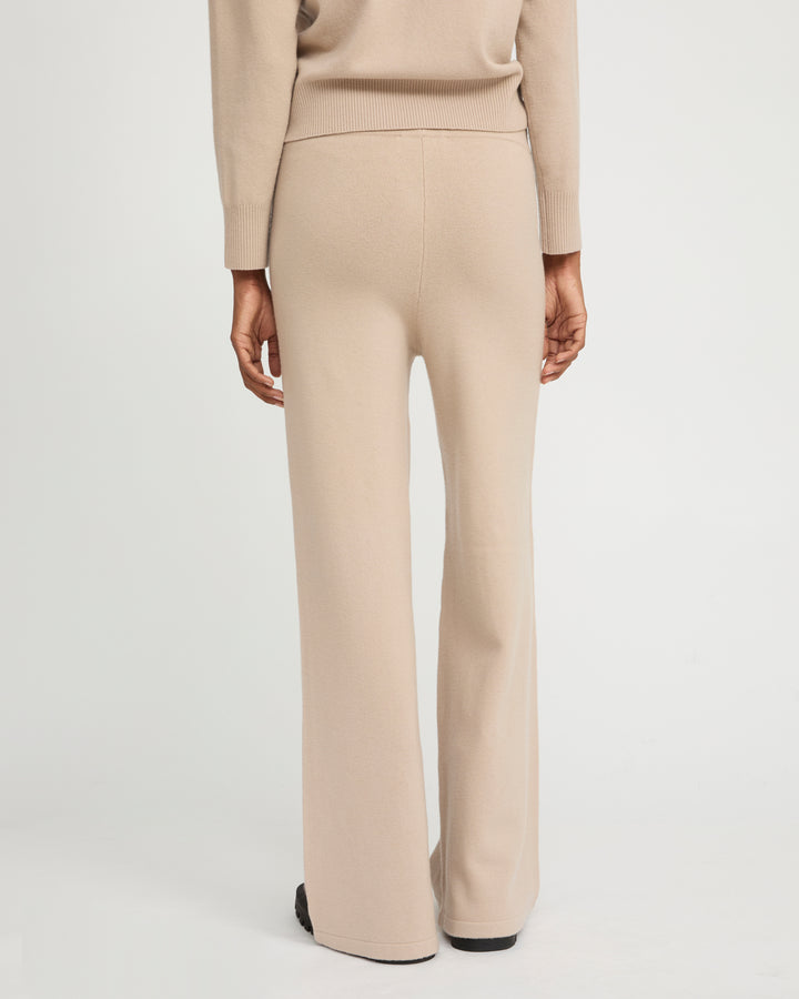 Merino knit wide leg trousers -Yves Salomon - New spring summer collection