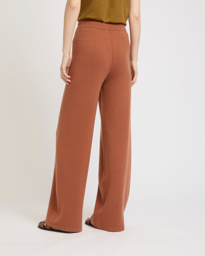 Merino knit wide leg trousers -Yves Salomon - New spring summer collection
