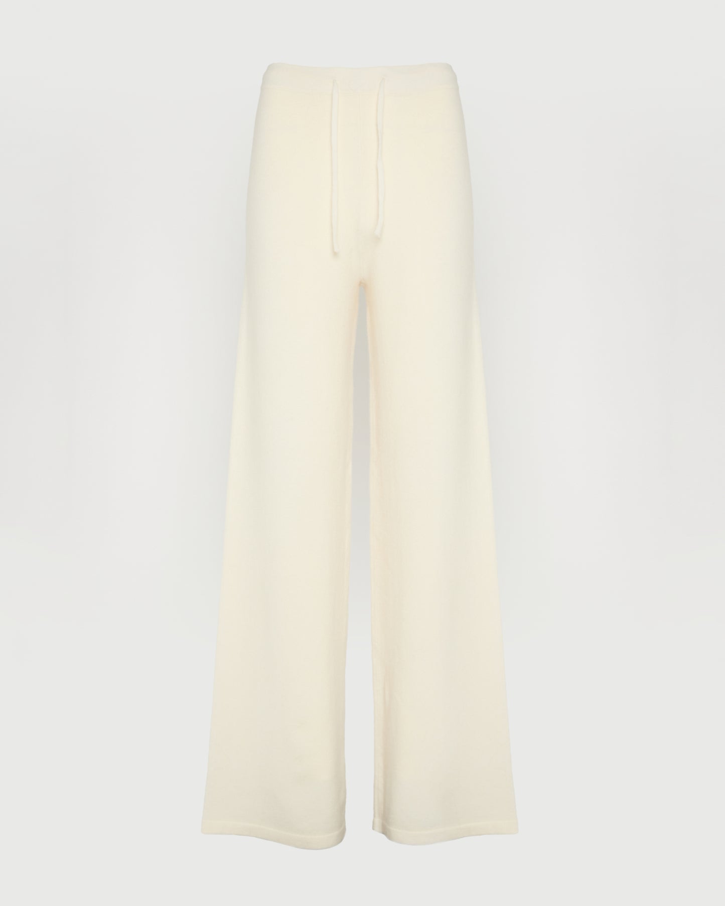 Merino knit wide leg trousers -Yves Salomon
