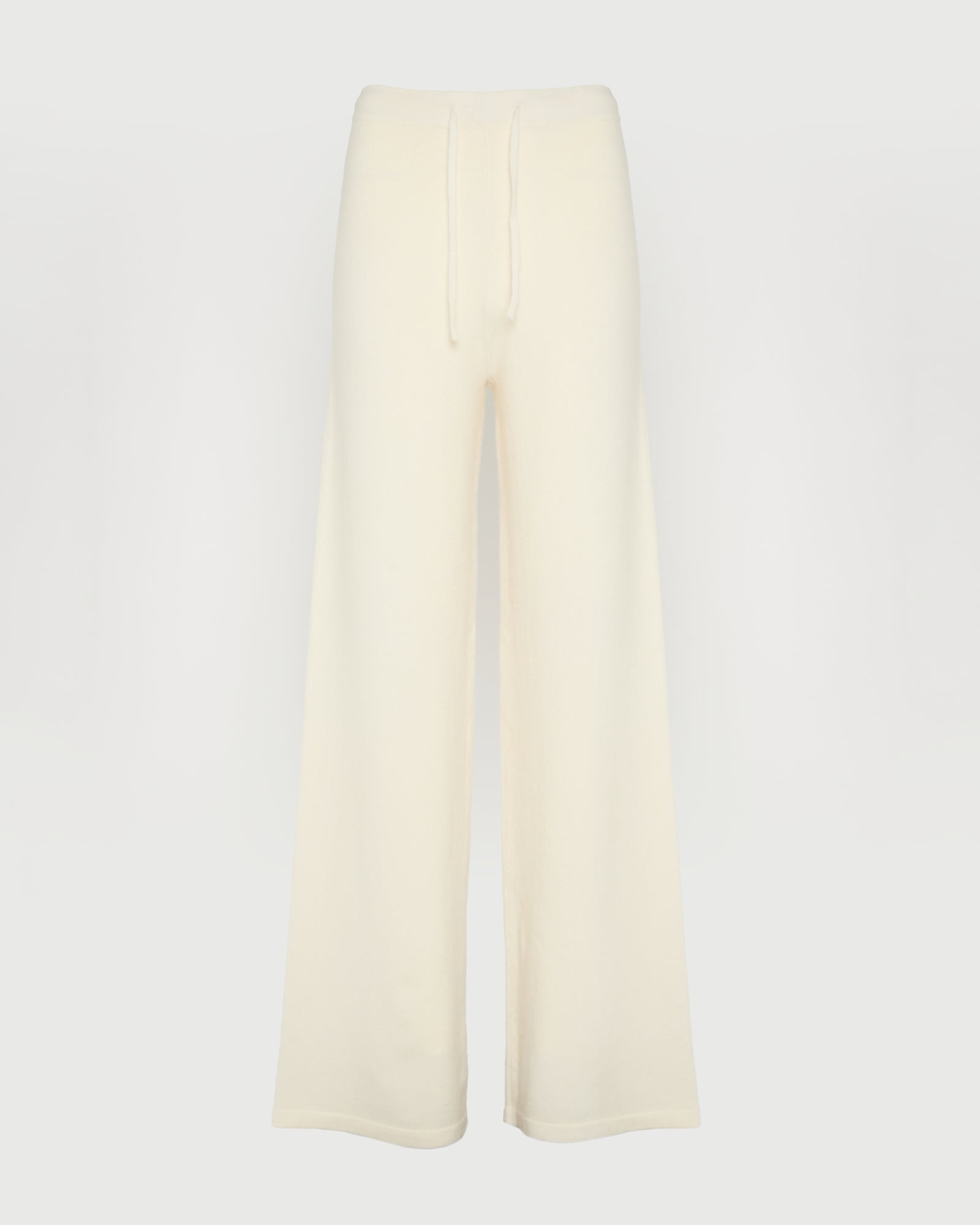 Merino knit wide leg trousers -Yves Salomon