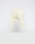 Technical fabric and cashmere ushanka