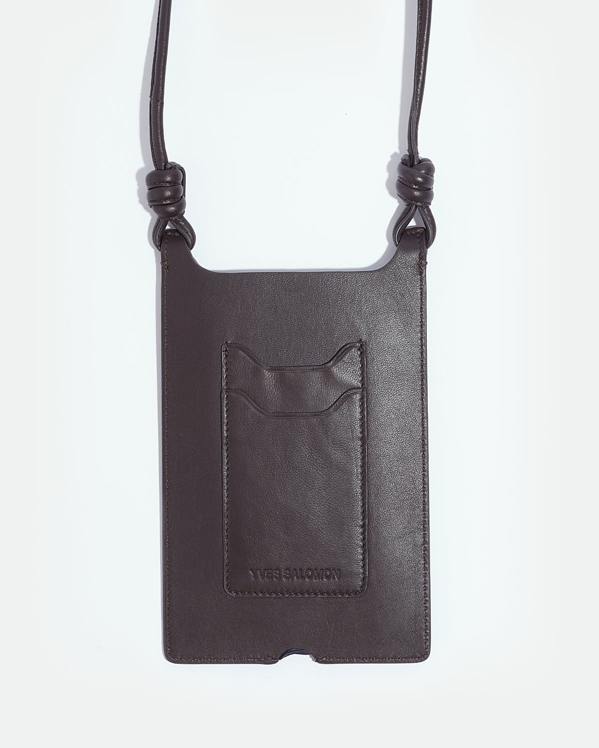 Phone case in lamb leather -Yves Salomon