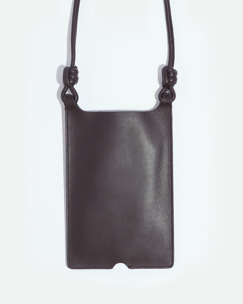 Phone case in lamb leather