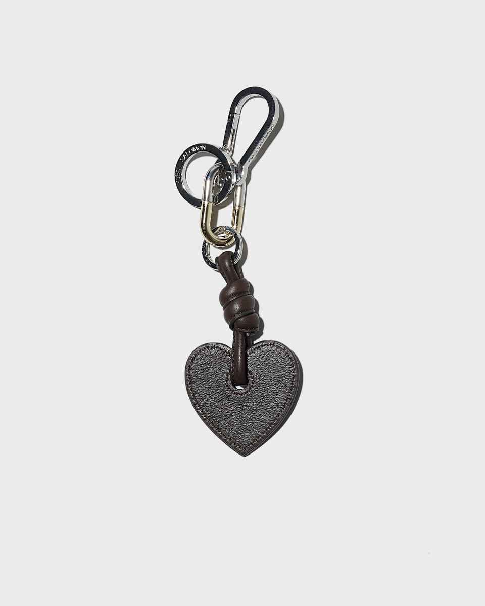 Lamb leather keychain -Yves Salomon