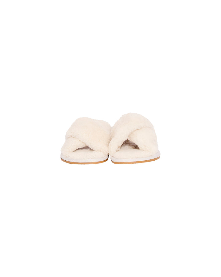100% lambskin slippers