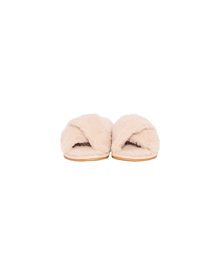 100% lambskin slippers