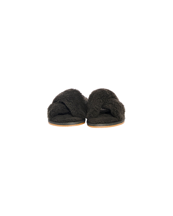 100% lambskin slippers