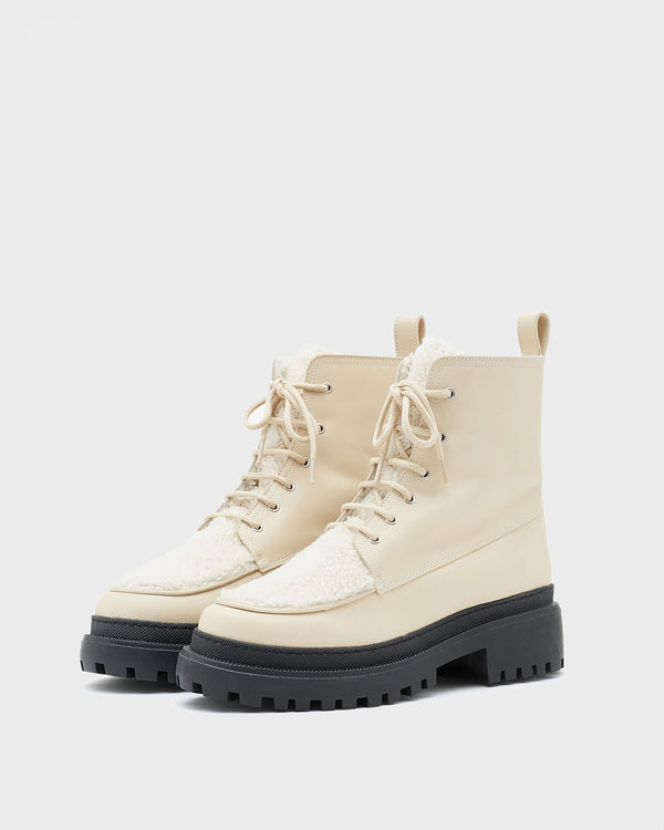 Leather ankle boots