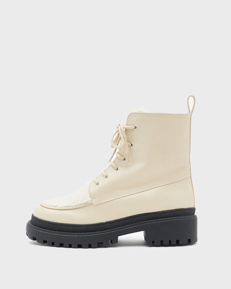 Leather ankle boots