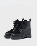 Leather ankle boots