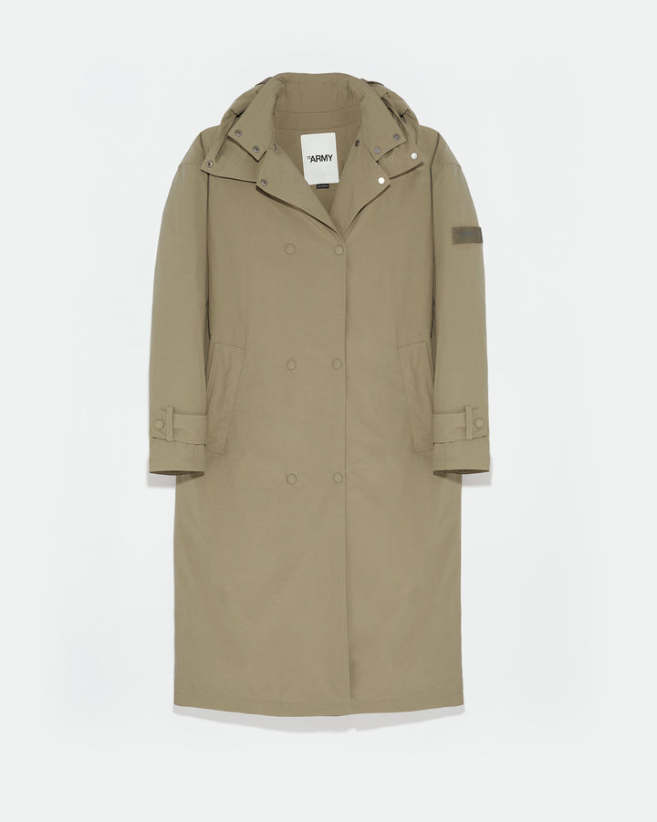 Black Friday 2025- Technical fabric down-filled overcoat -Yves Salomon