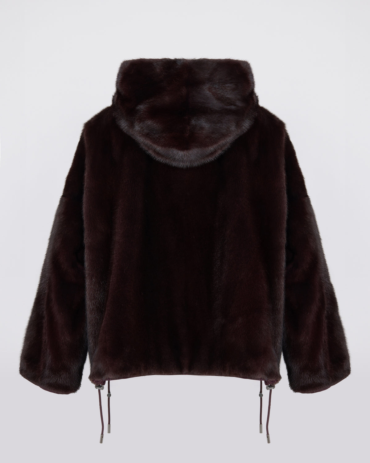 Short reversible water-repellent technical fabric jacket with mink fur - Yves Salomon - New Fall/Winter Collection