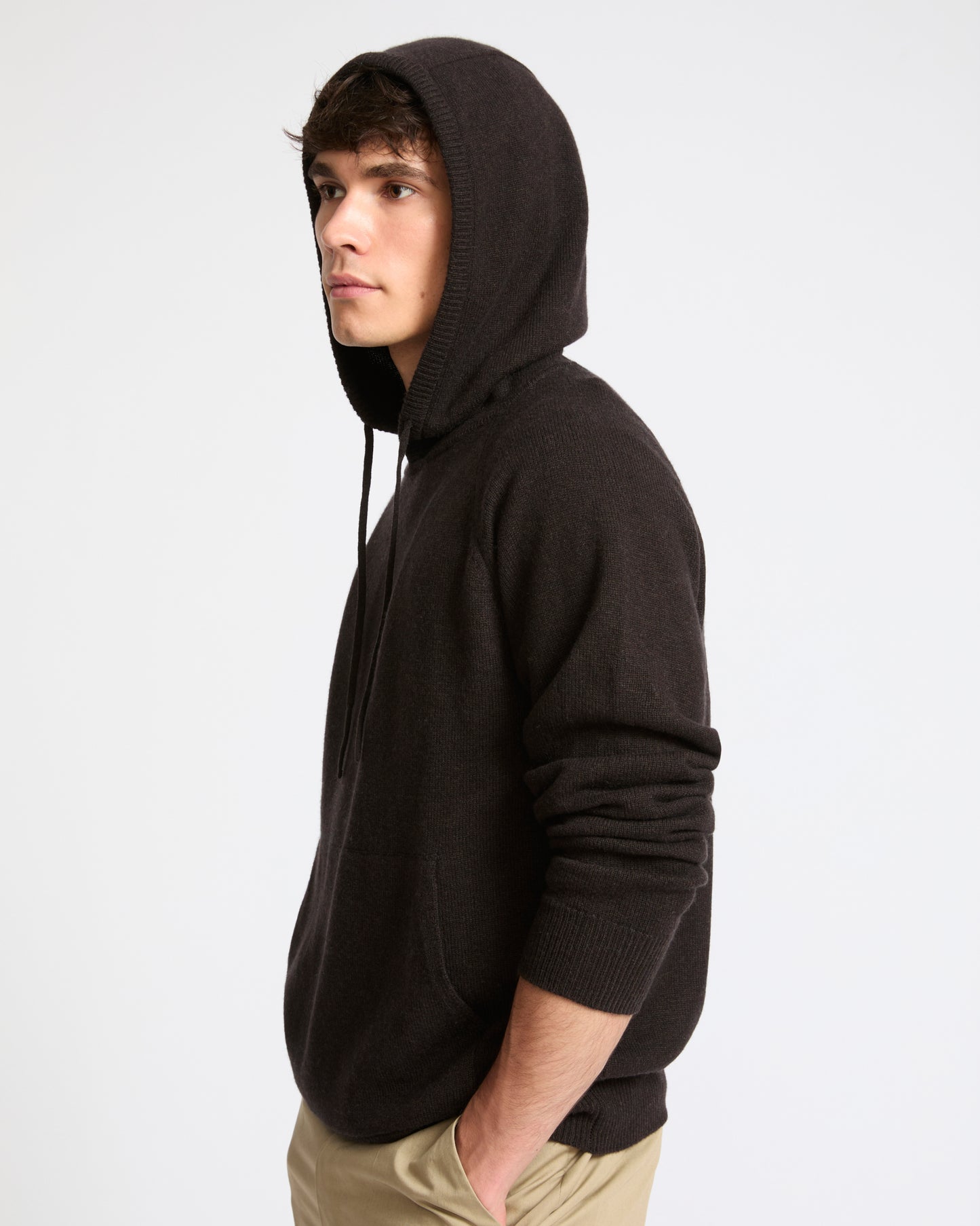 Cashmere wool knit hoodie - Yves Salomon - New Fall Winter Collection
