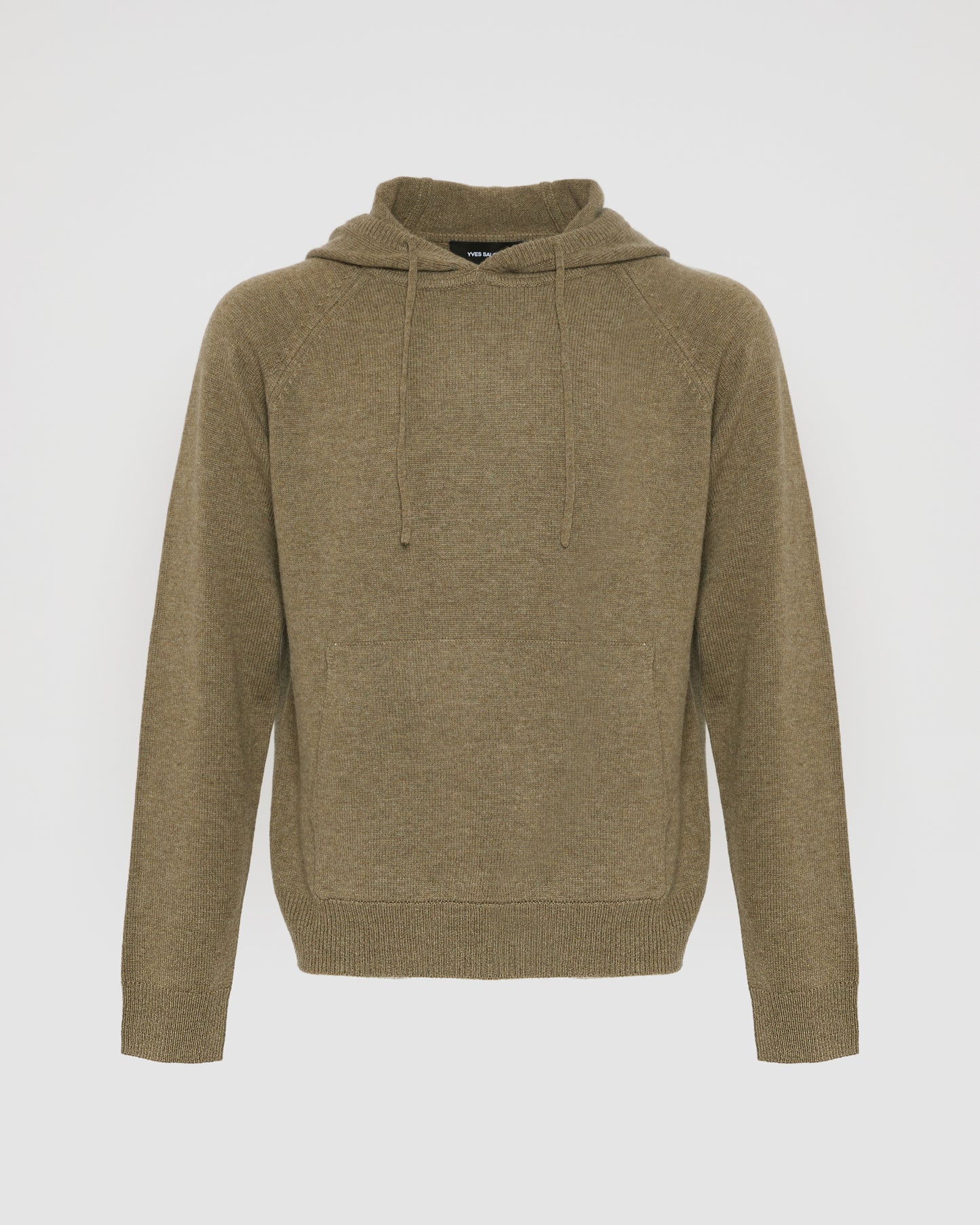 Cashmere wool knit Hoodie -Yves Salomon