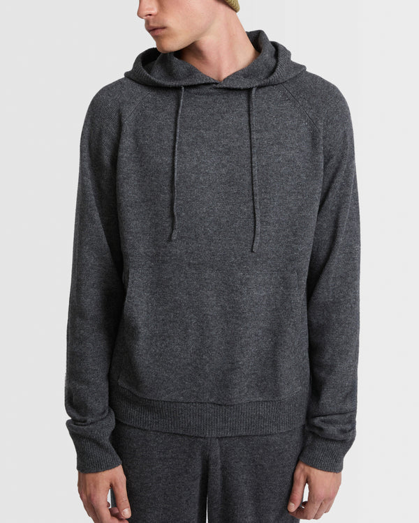 Knit hoodie