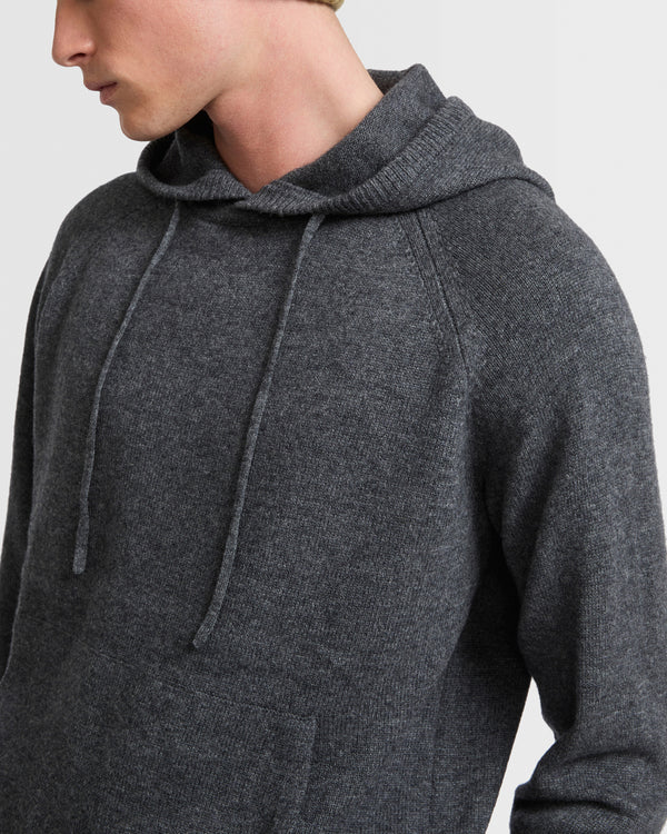 Knit hoodie