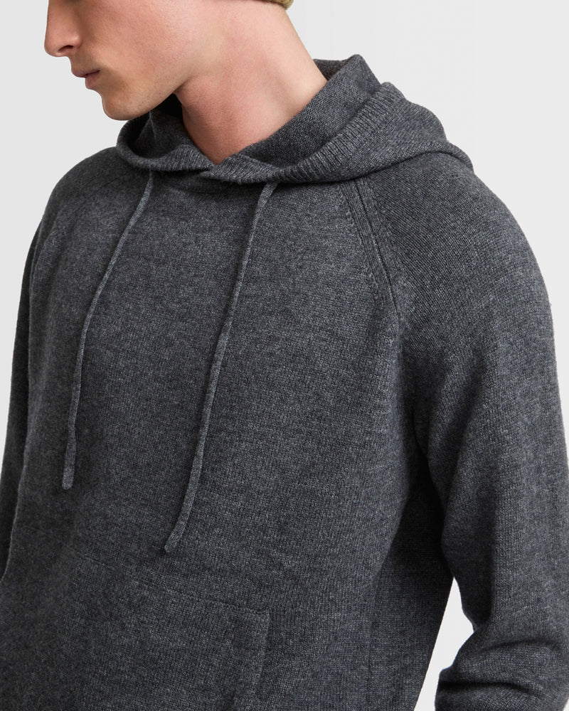 Knit hoodie