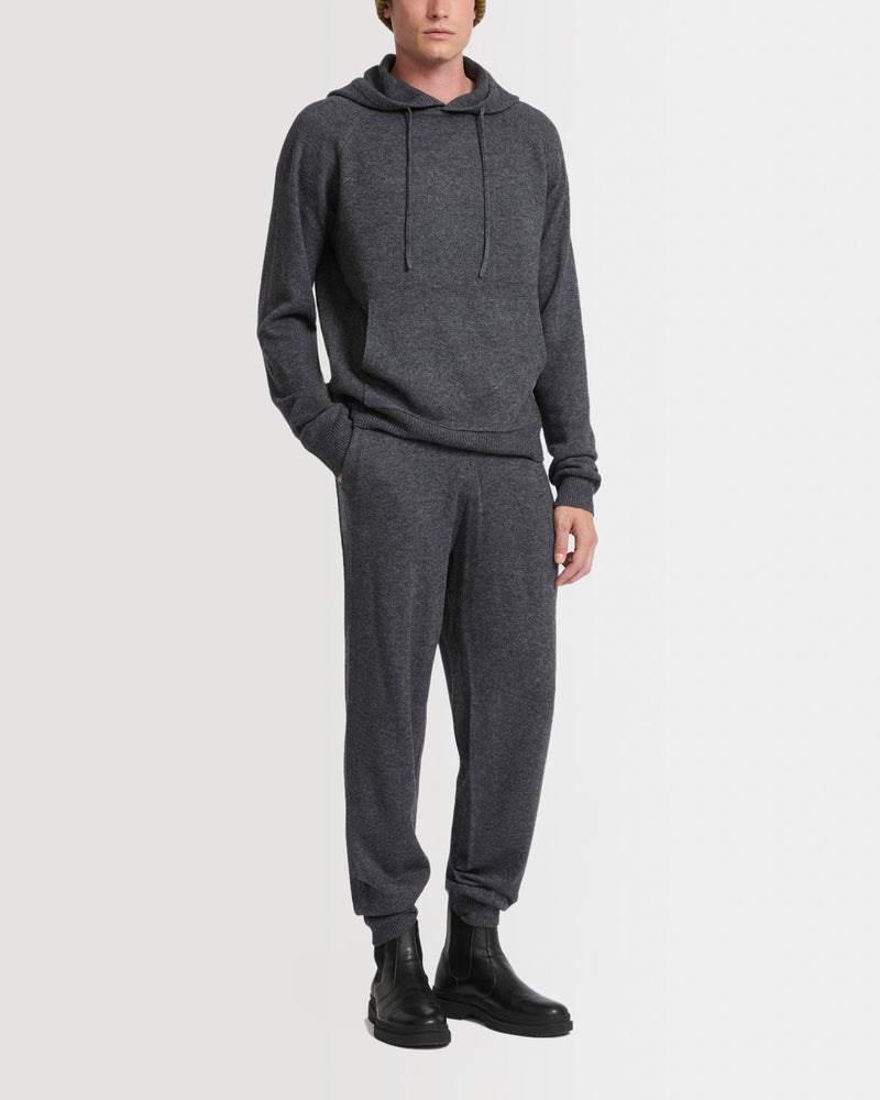 Knit hoodie