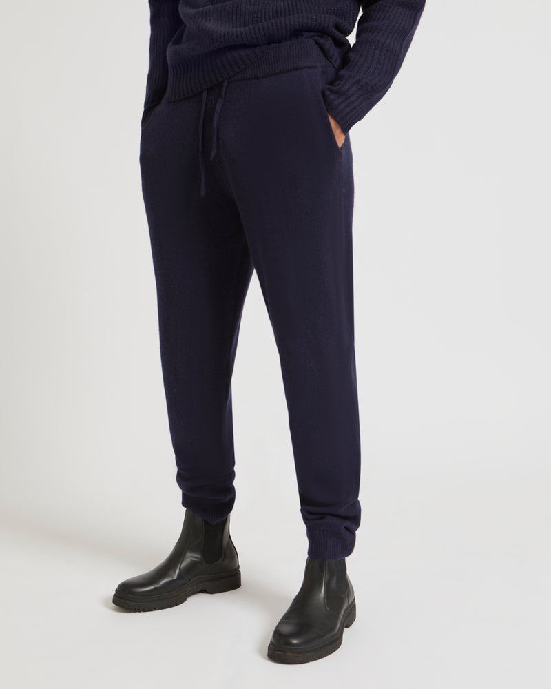 Knit track pants-Yves Salomon-Winter sale & boxing day